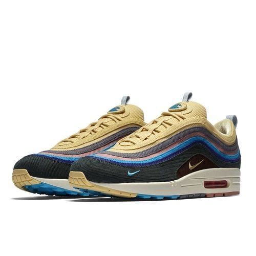 Air max 97 blue and yellow top